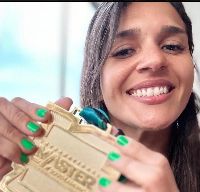 Géssica Rinaldi é bicampeã do Master Internacional South American